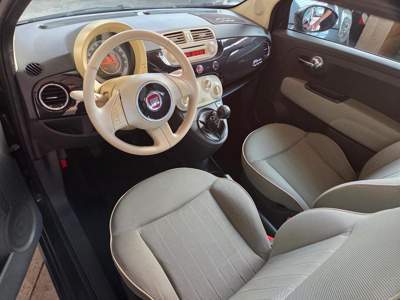 Fiat 500 1.2 Lounge, unicaproprietaria, Garanzia, 2011