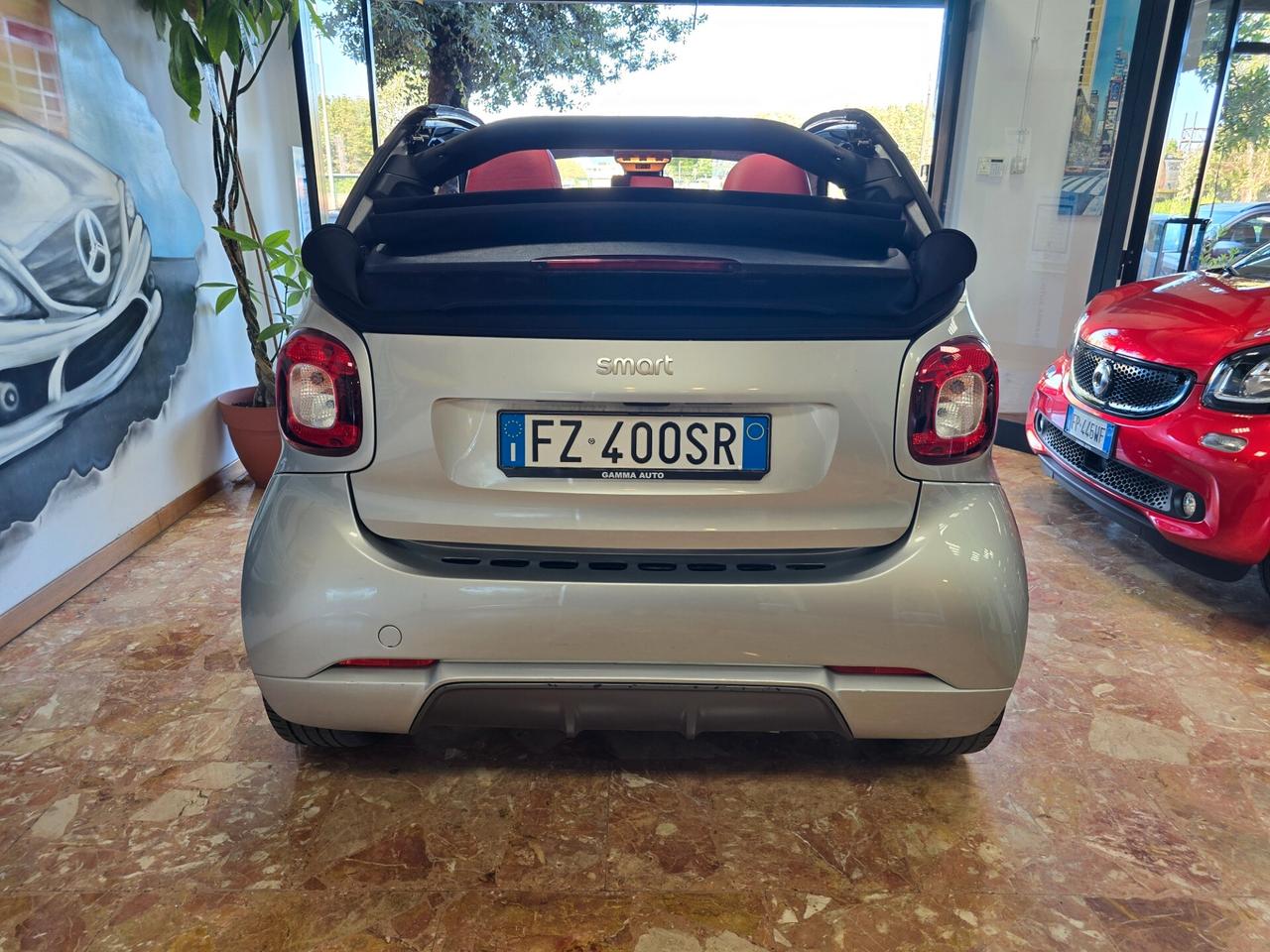 SMART FORTWO 1.0 71CV TWINAMIC SUPERPASSION CABRIO ARGENTO MET PELLE CARTIER COME NUOVA FATTURABILE IVA ESPOSTA OK NEOPATENTATI