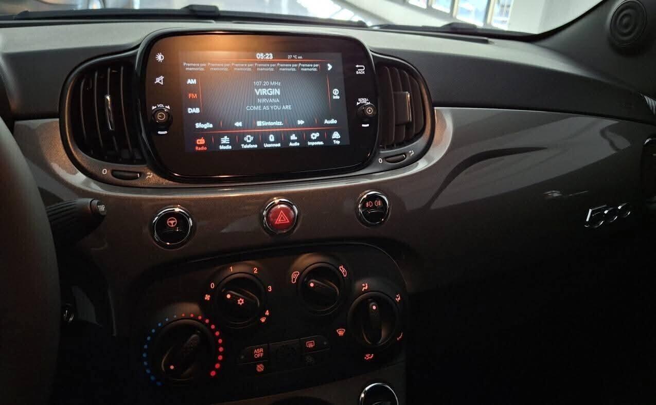 Fiat 500 1.0 Hybrid km0 Sensori parcheggio Ruotino