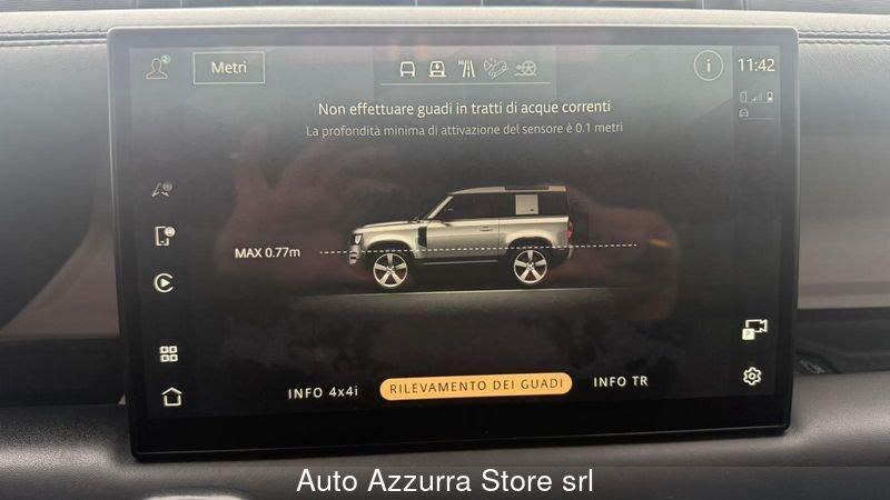 Land Rover Defender 90 3.0D I6 300CV AWD Auto X | IVA, UNIPRO, TAGLIANDI, UFF.ITA, TETTO, 22'', ACC