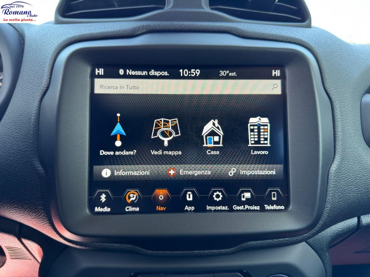 JEEP - Renegade - 1.6 Mjt 120CV Night Eagle#NAVIGATORE 8.4!