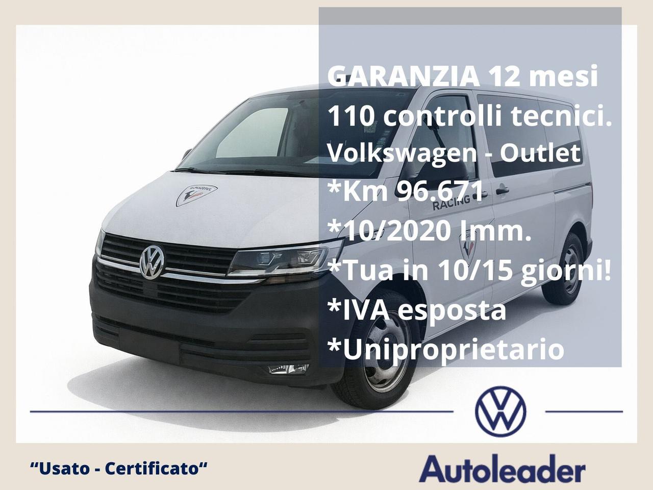 VW Transporter T6.1 2.0 TDI 150CV DSG 4Motion PC Furgone