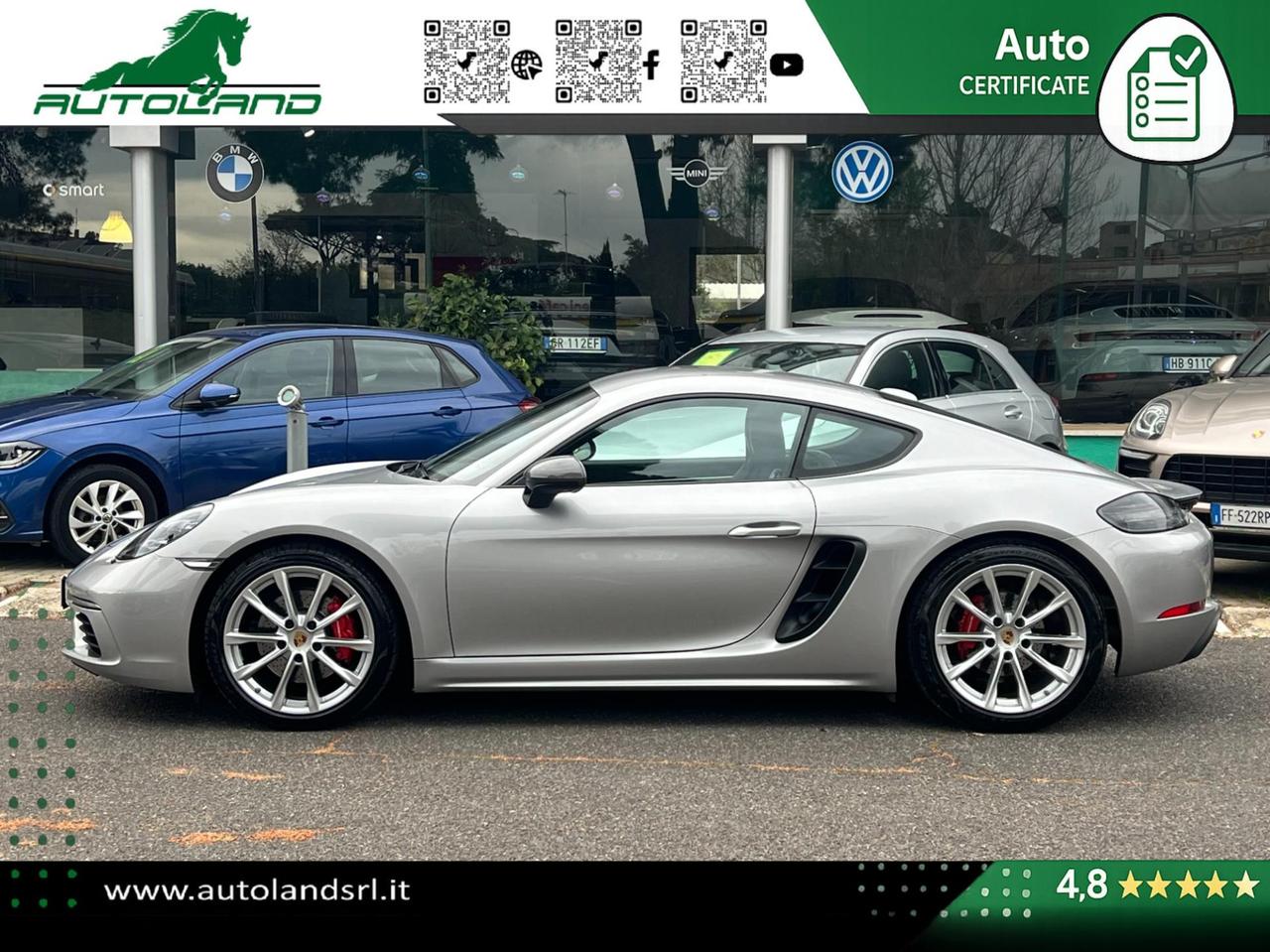 Porsche 718 Cayman 2.0 300cv pdk UNIPRO UFFICIALE