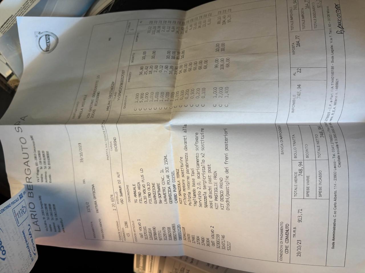 Volvo V60 * 2.0 d3 Summum geartronic*TAGLIANDI CERTIFICATI