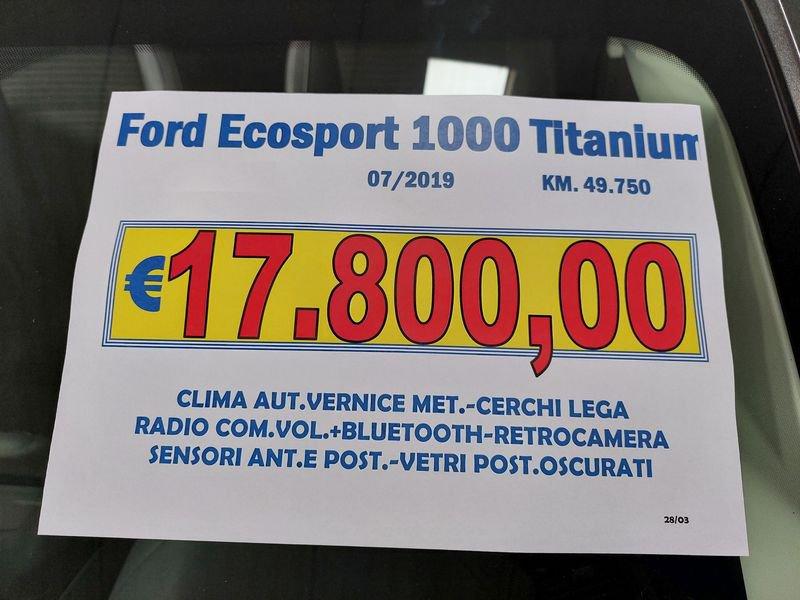 Ford EcoSport 1.0 EcoBoost 100 CV Titanium - PREZZO SCONTATO!!!