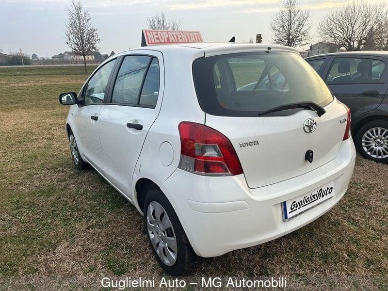 Toyota Yaris Yaris 1.0 5 porte Sol