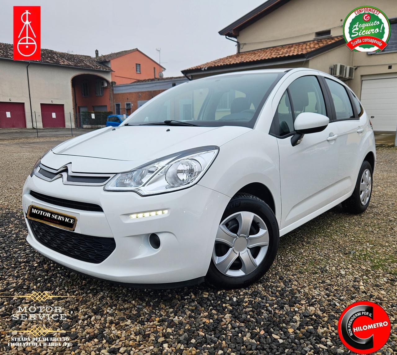 Citroen C3 1.2 benzina 44000km da 79€ mese