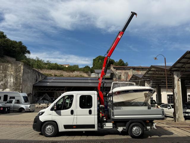 FIAT Ducato 140CV DOPPIA CABINA GRU E CASSONE FISSO