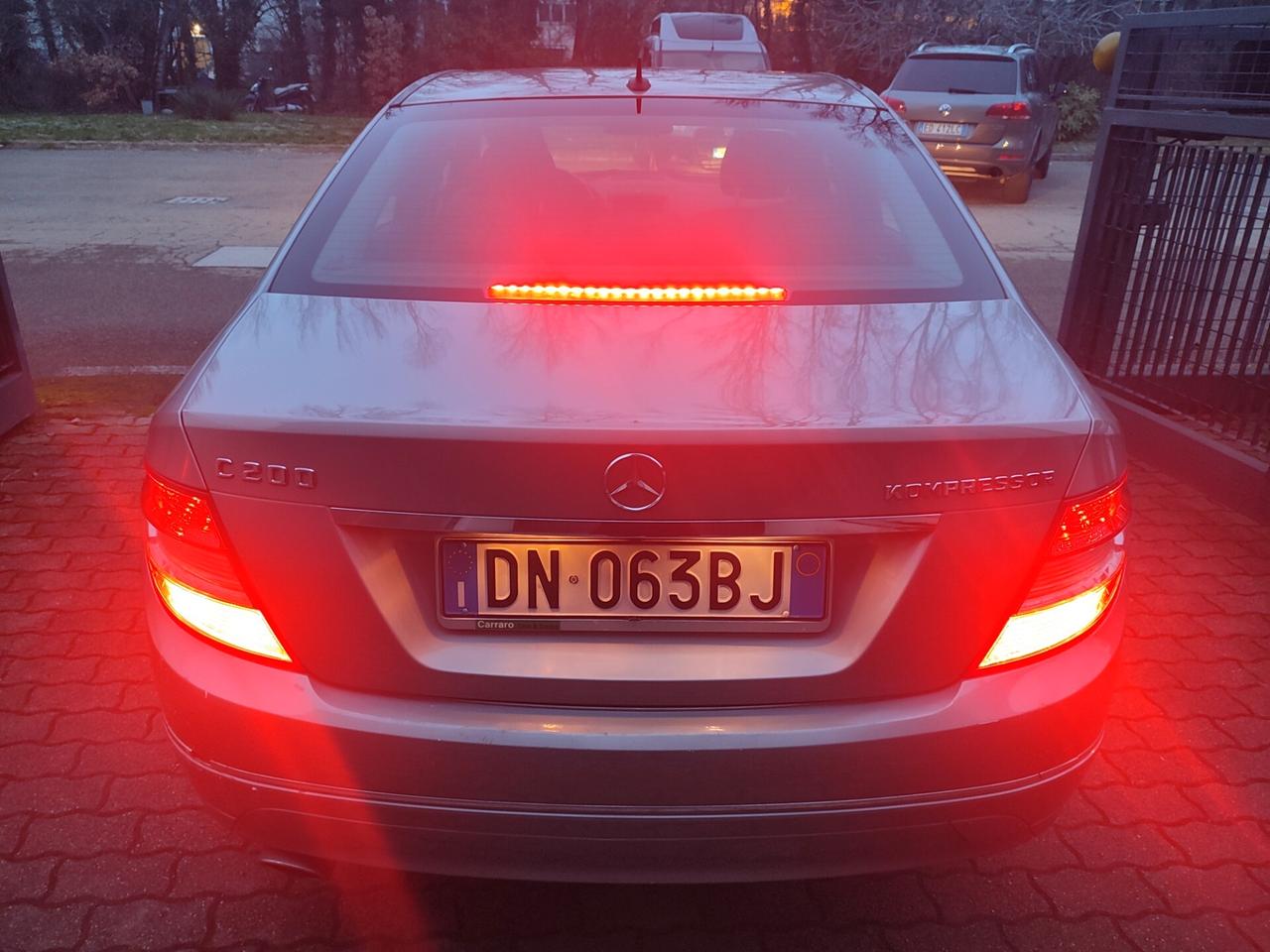 MERCEDES C200 BERLINA A METANO POCHI KM GANCIO TRAINO