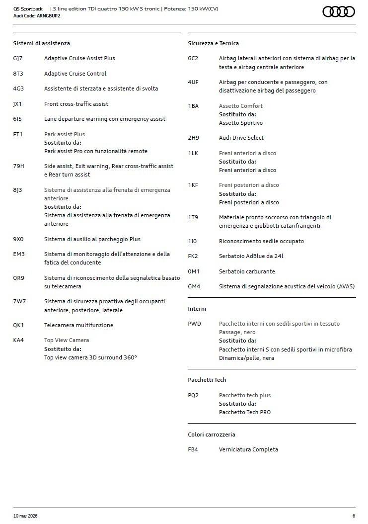 Audi Q5 SPB TDI 150 kW quattro S line TECHPRO/TETTO/OLED