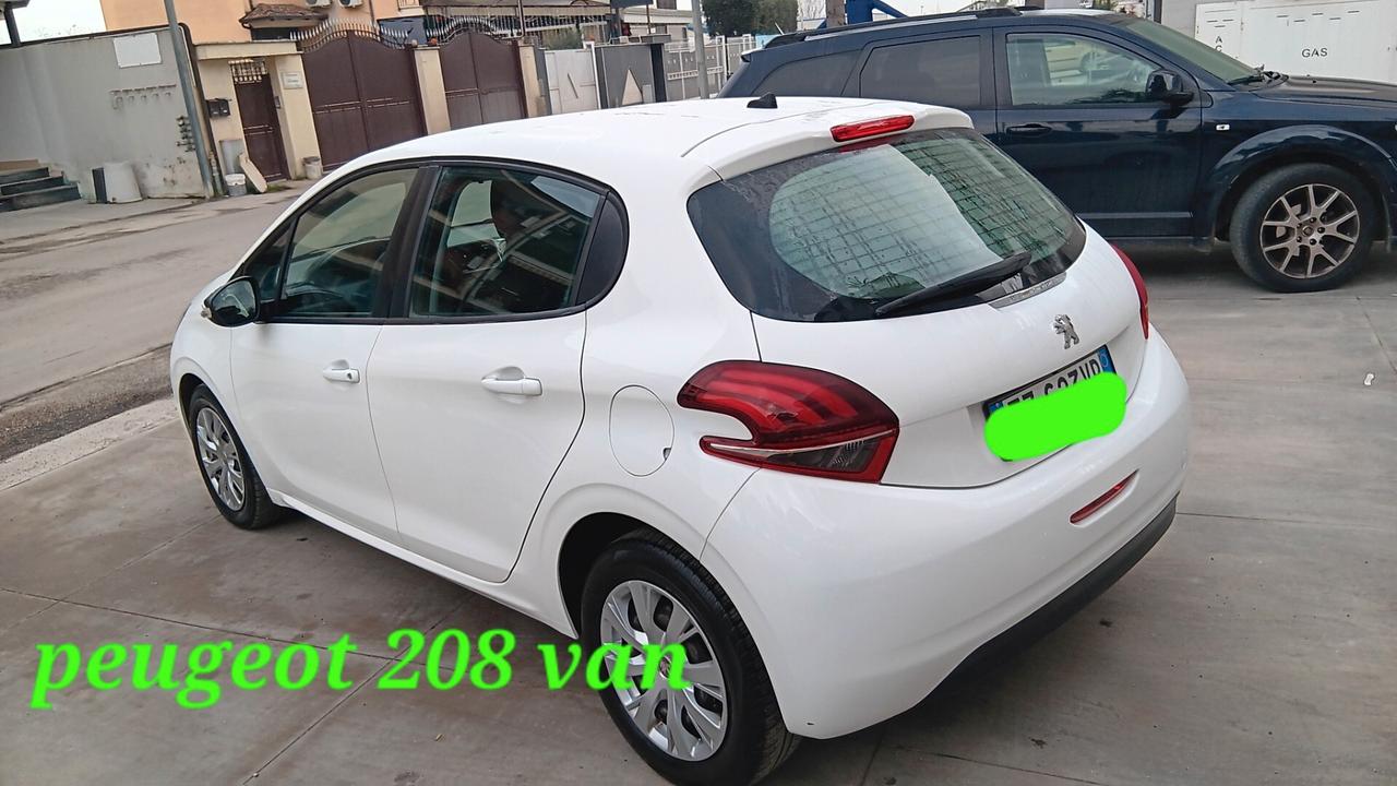 Peugeot 208 van usato mondialcars km 125.000