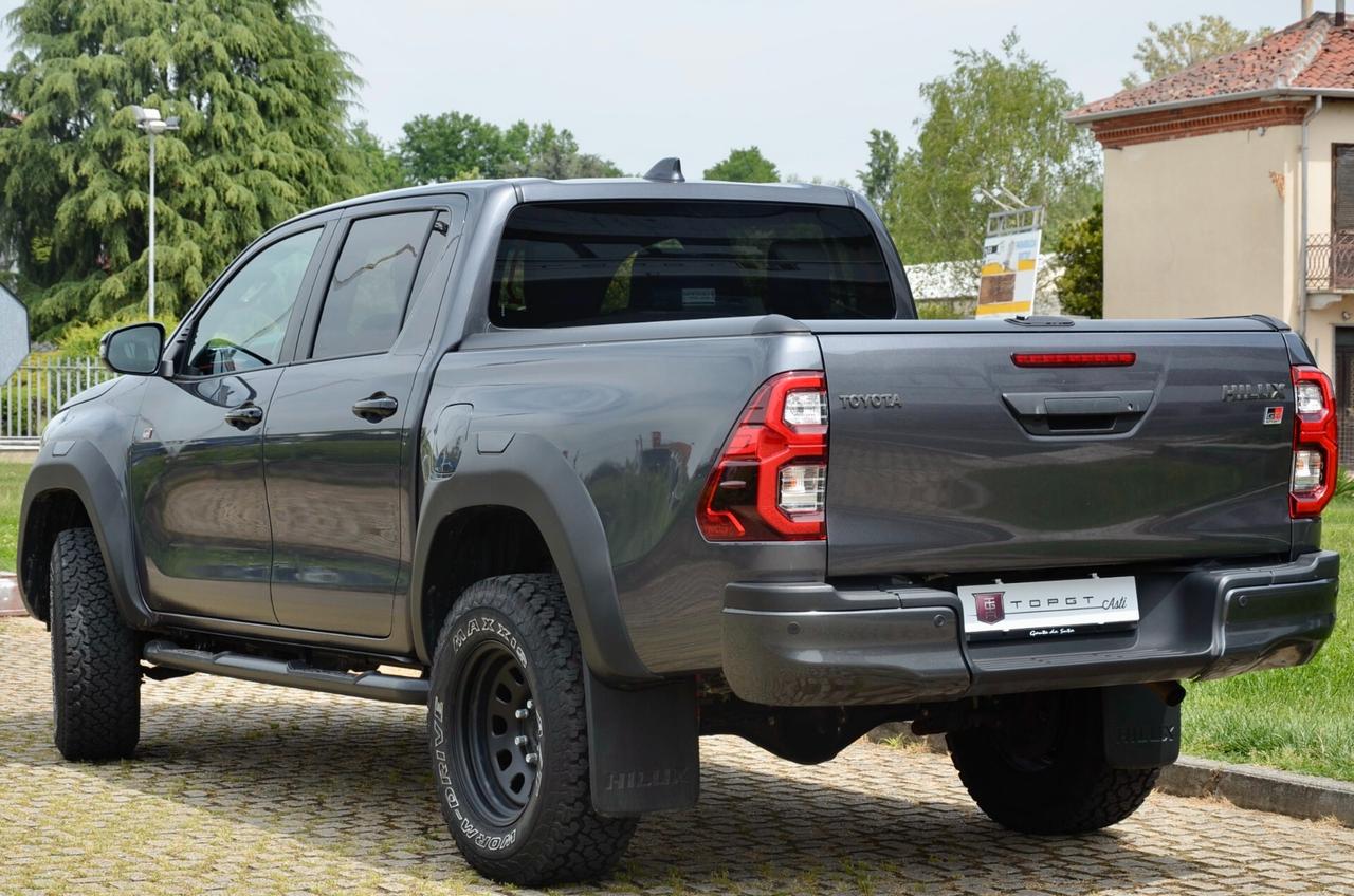 TOYOTA HILUX 2.8d DOUBLE CAB GR SPORT 4WD 204cv AUTO, PREZZO IVA ESCLUSA, UNICOPROP, GARANZIA UFF, SERVICE TOYOTA, HI-FI JBL, RETROCAMERA, PERMUTE