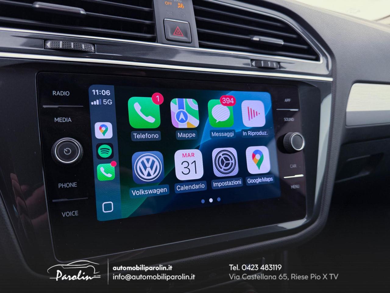 Volkswagen Tiguan 1.6 tdi Sport R-Line LED-CarPlay-19''
