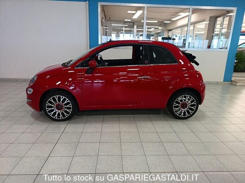 FIAT 500C 1.0 Hybrid Red CABRIO