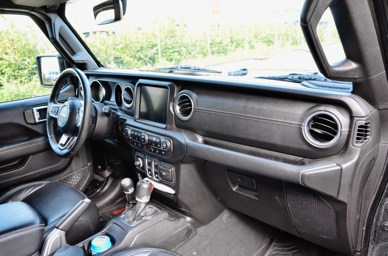 JEEP WRANGLER SAHARA 2.2 MJT 200cv AT8, UFF ITALIANA, SERVICE CON FATTURE, EURO 6D, FARI LED, KEYLESS, NAVI, RETROCAMERA, PERMUTE