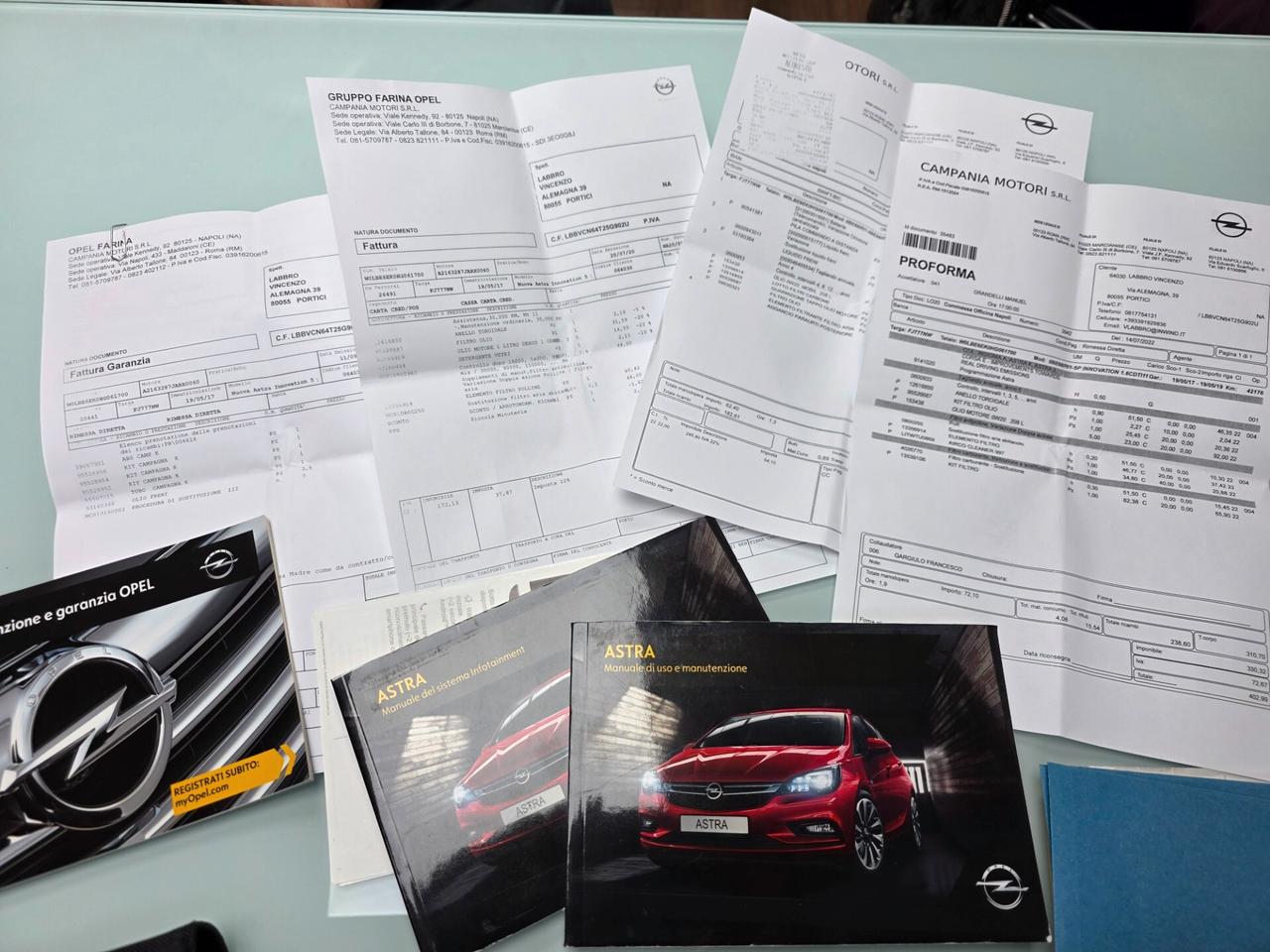 Opel Astra 1.6 CDTi 110cv 1 PROPRIETARIO 2017