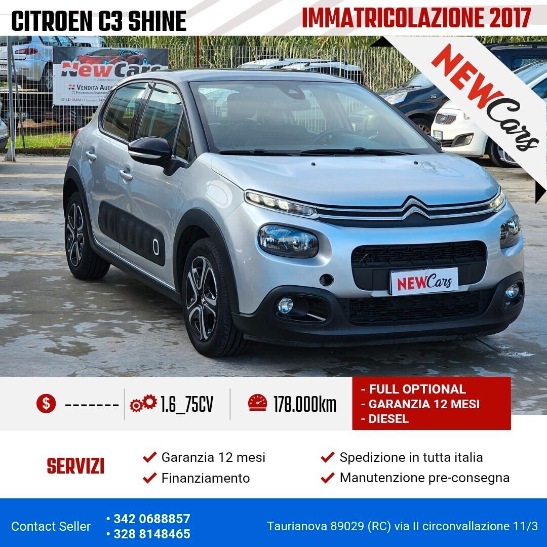 Citroen C3 BlueHDi 75 S&S Shine