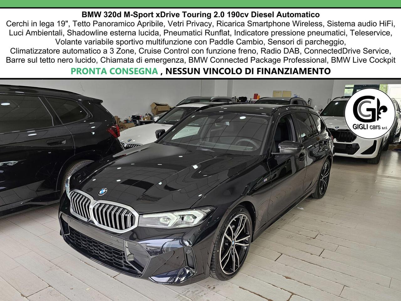 BMW Serie 3 Touring XDrive M-Sport Tetto Navi C.Lega19" PDC MSport M