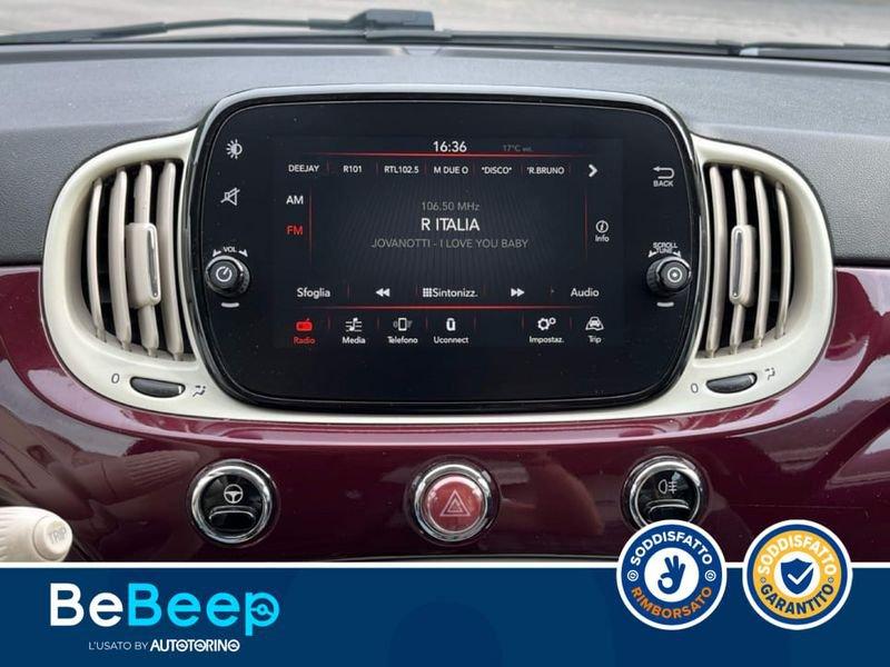 FIAT 500 1.2 LOUNGE 69CV MY20