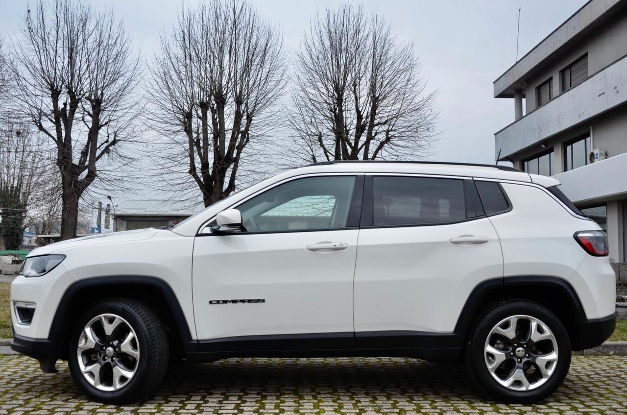 JEEP COMPASS 2.0 MJT LIMITED 4WD 140cv AUT, UNICOPROPRIETARIO, UFF ITALIANA, SERVICE JEEP, NAVI, APPLE ANDROID, PERMUTE