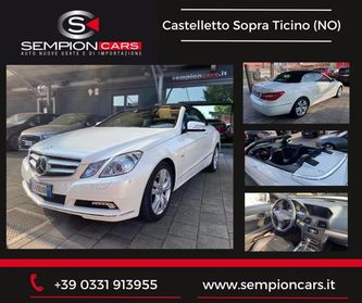 MERCEDES-BENZ E 200 CGI Cabrio BlueEFFICIENCY Avantgarde SOLO 64.000Km
