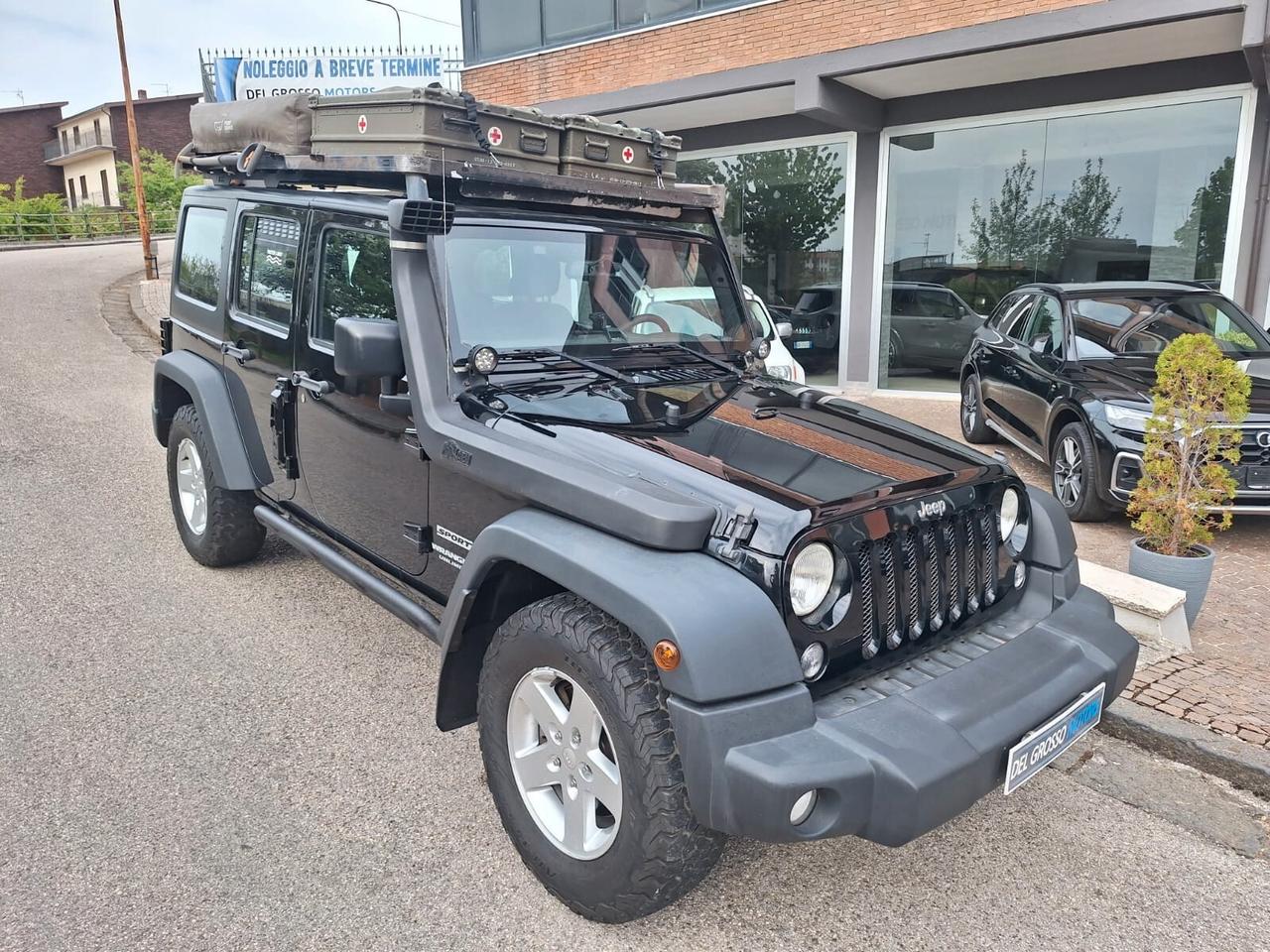 Jeep Wrangler 2.8 CRD DPF Sport Auto-CAMPING e SAFARI