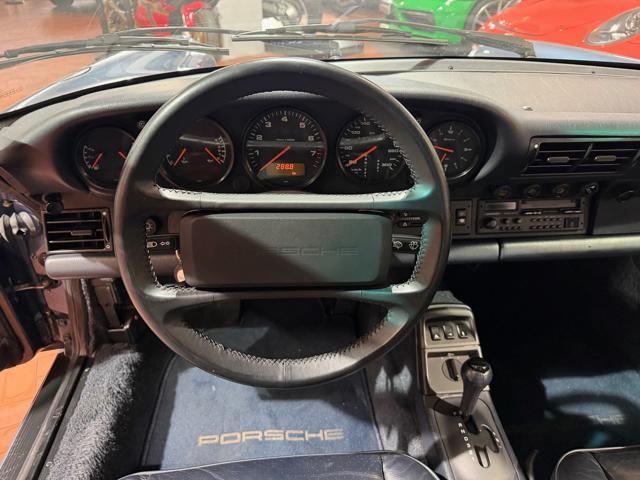 PORSCHE 964 Cabrio-Baltic Blu-Pelle Blu-Capote Blu