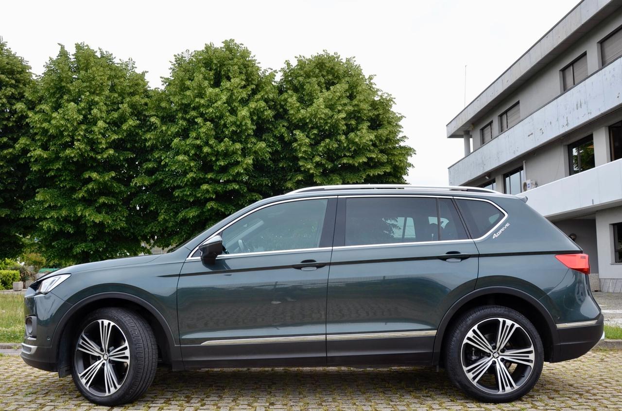 SEAT TARRACO 2.0 TDI XCELLENCE 4DRIVE 190cv DSG 7 POSTI, UNICOPROPRIETARIO, UFF ITALIANA, EURO 6D, HI-FI BEATS, TETTO, RETRO 360°, 20", PERMUTE