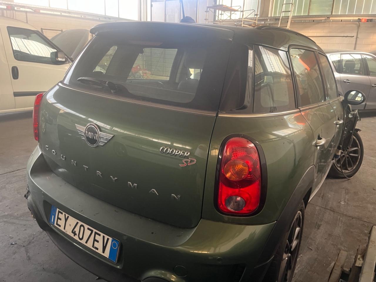 Mini Cooper SD Countryman 2014 sinistrata