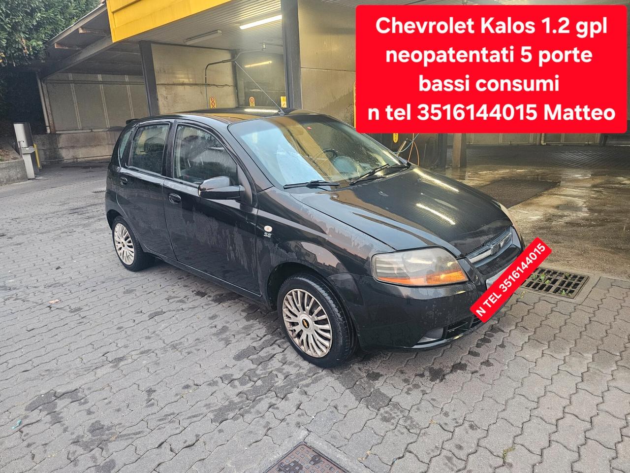 Chevrolet Kalos 1.2 GPL 5 porte neopatentati