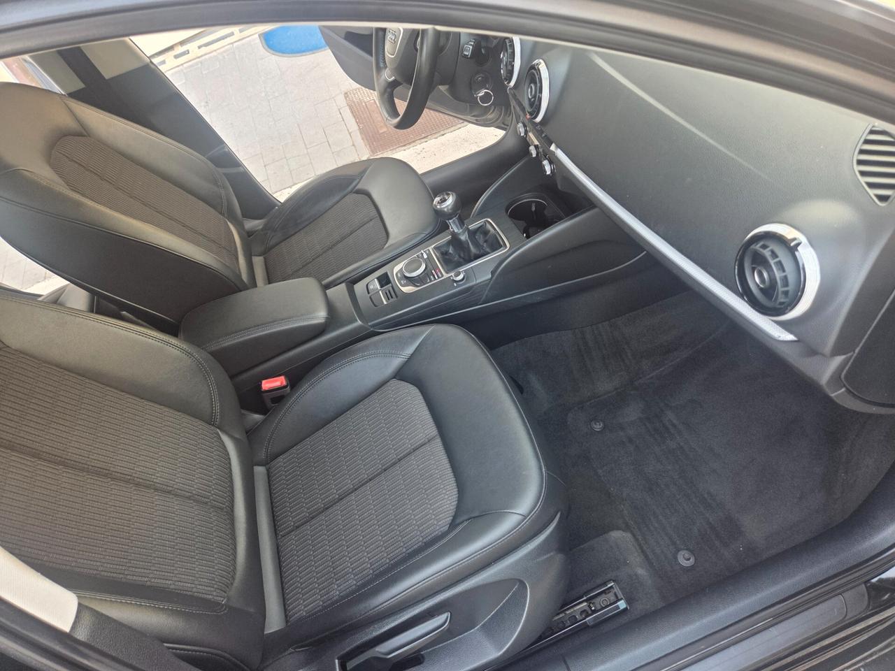 AUDI A3 ANNO 2016 PELLE SENS 1.6 TDI 110 CV KM CERTIFIC