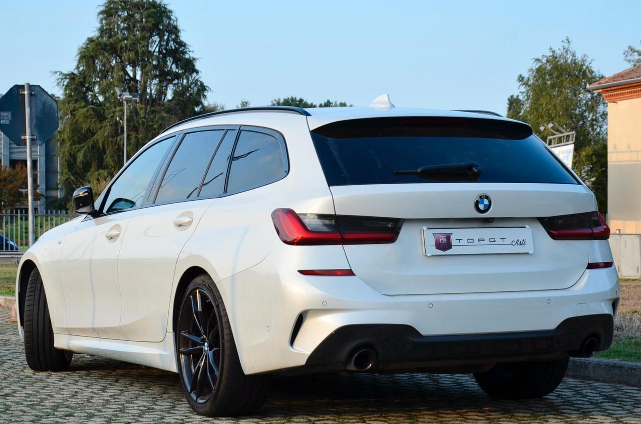 BMW 330d TOURING XDRIVE MSPORT 265cv AUTO, UFF ITALIANA, SERVICE BMW, EURO 6D, TETTO, HARMAN & KARDON, MBRAKES, 19″, RETRO 360°, PERMUTE