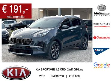 KIA Sportage 1.6 CRDI 136 CV 2WD GT Line