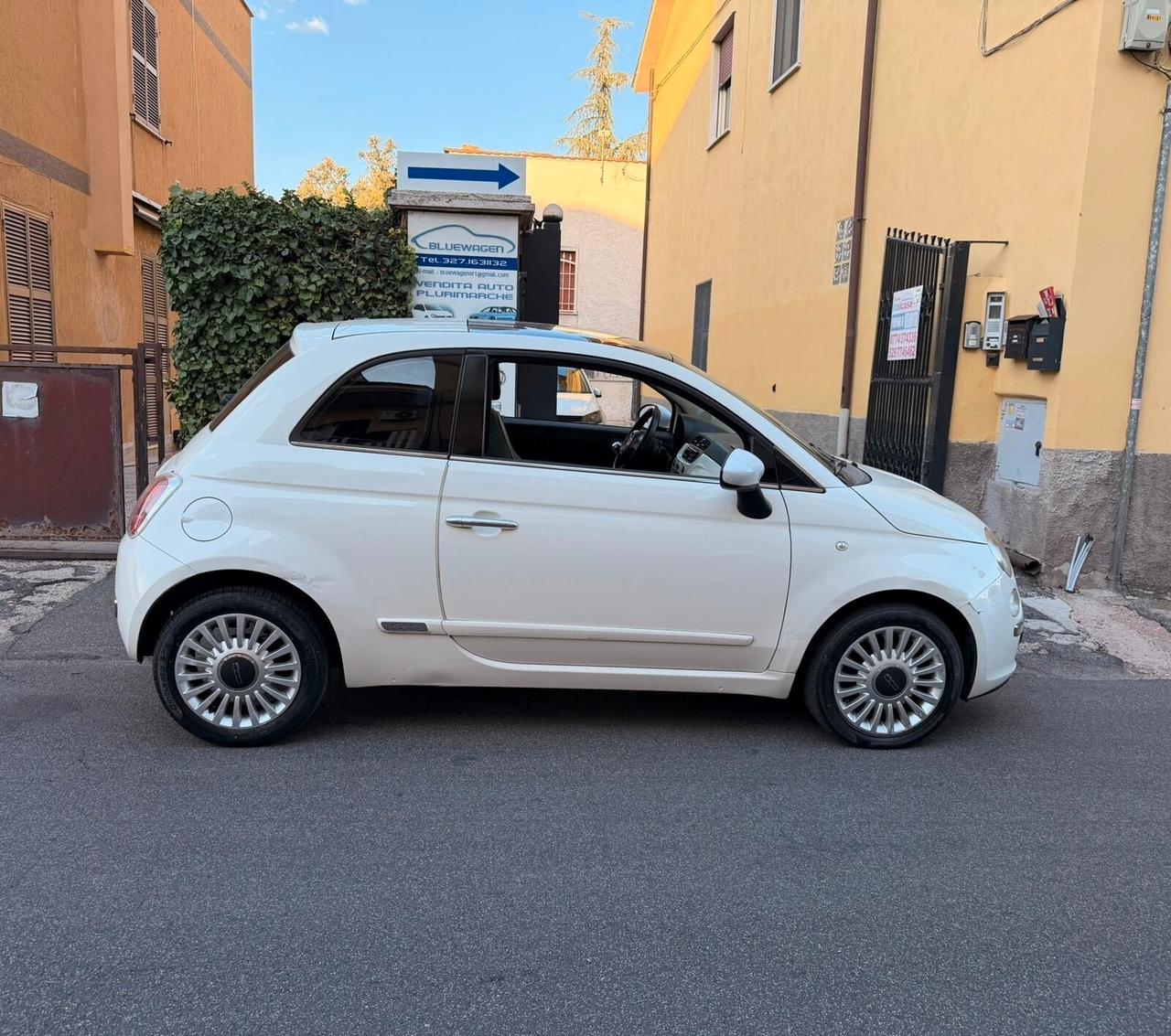 Fiat 500 1.2 Benzina Lounge 69cv ottima x Neopatentati Tetto Panoramico