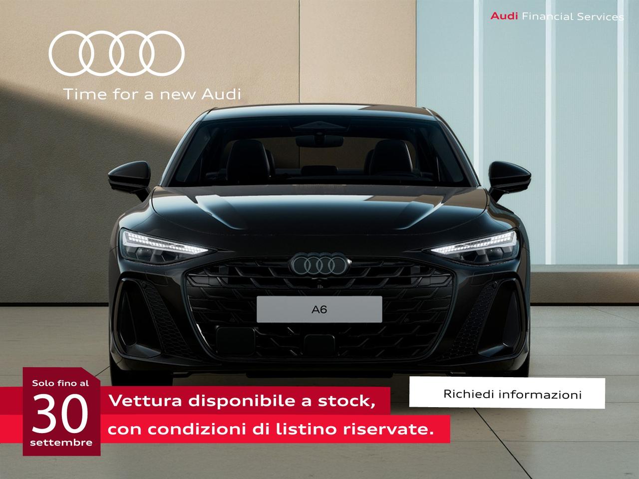 Audi A6 2.0 tdi mhev + s line edition quattro 204cv s-tronic