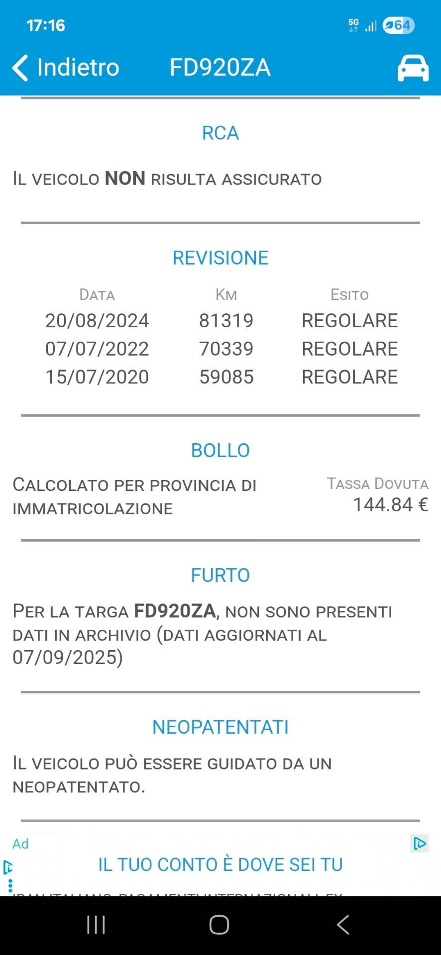 Fiat 500 1.2 Lounge PREZZO REALE! UNICO PROPRIETARIO!! GARANZIA 12 MESI!!