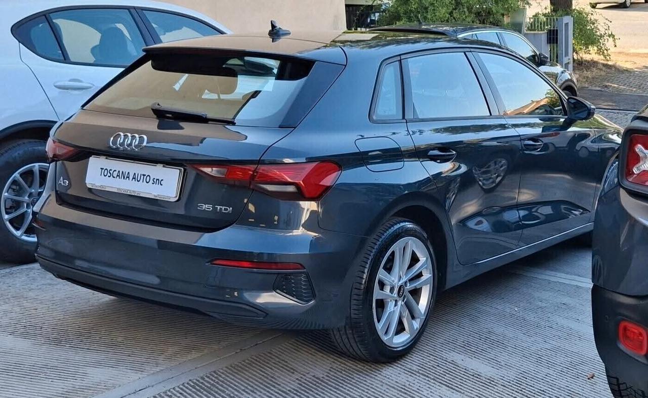 Audi A3 SPB 35 TDI S tronic cerchi 17 Navigazione