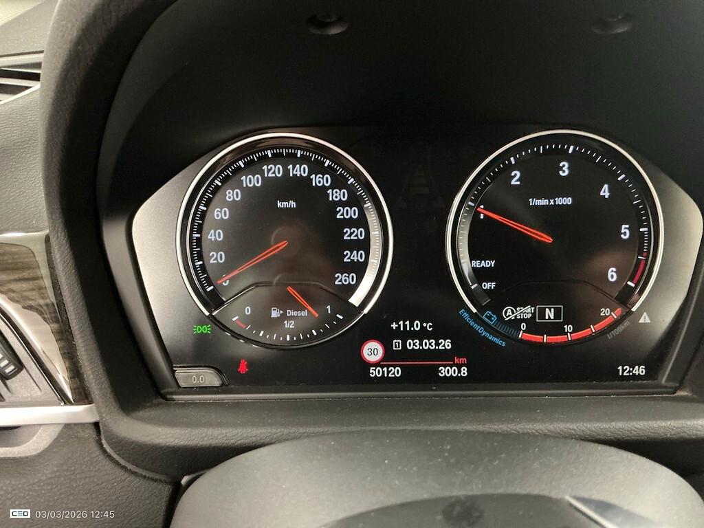 BMW X1 16D 115CV 6M. S-DRIVE BUSINESS ADVANTAGE ( CRUISE - PELLE - NAVI - PDC )