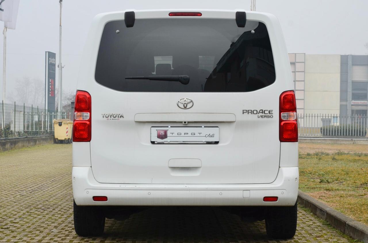TOYOTA PROACE VERSO 2.0 LUXURY 177cv AT8, 8 POSTI, UNICOPR, SERVICE TOYOTA, UFF ITALIANA, TETTO, PELLE, PORTE ELETTRICHE, PERMUTE
