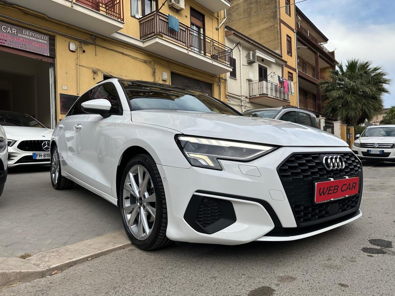 Audi A3 SPB 35 TDI S line 2/2022 KM 139535 CERT 1PROP