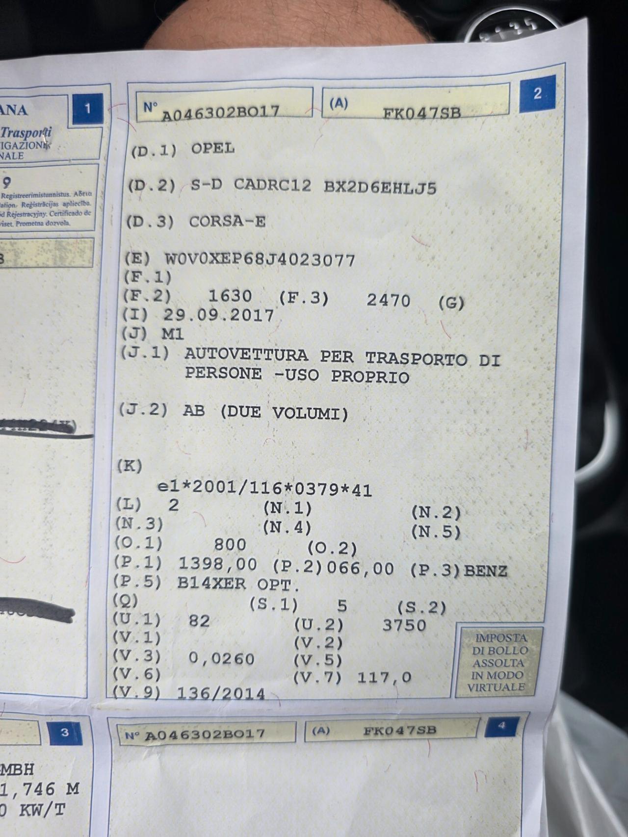 Opel Corsa 1.4 90CV perfetta garantita 12 mesi