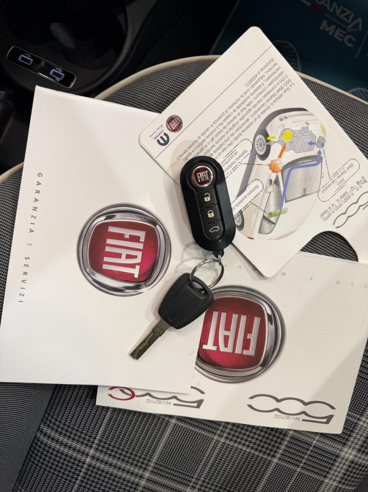 Fiat 500 1.0 Hybrid Lounge “ 32 Mila Km CERTIFICATI “