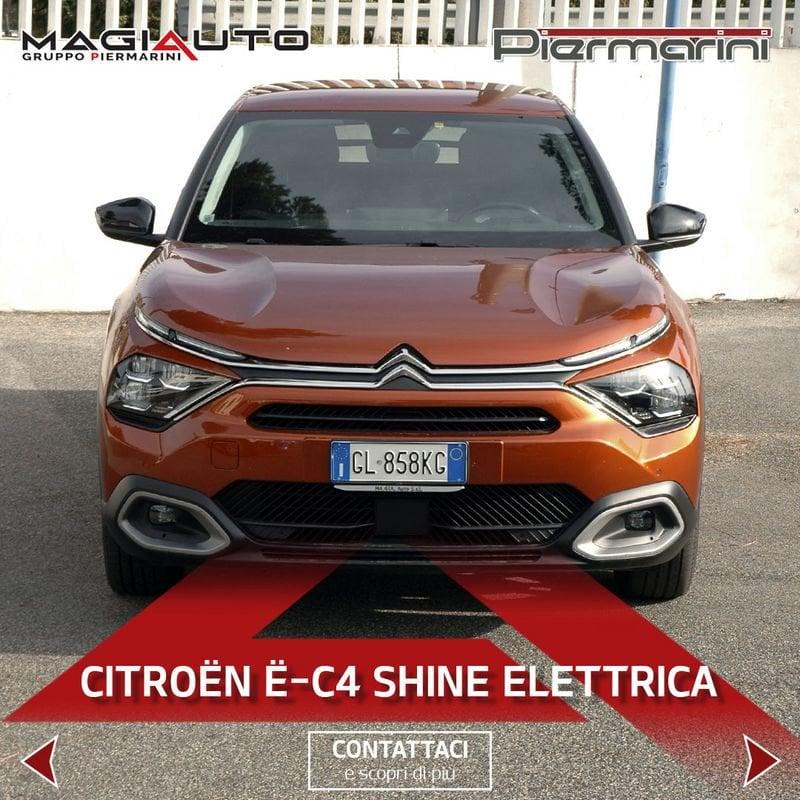 Citroën e-C4 motore elettrico 136 CV Shine