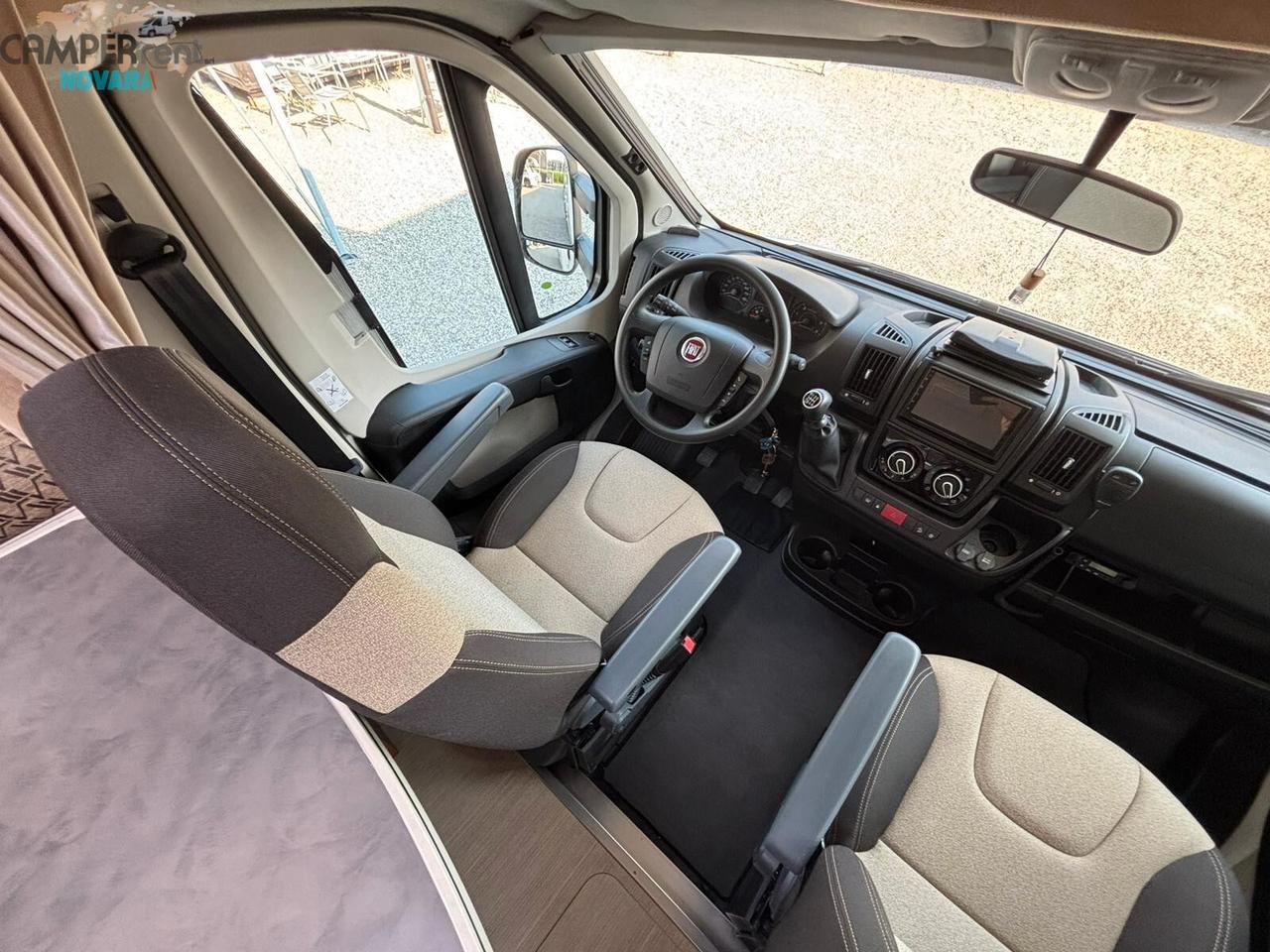 MOBILVETTA KEA M76 - mansardato con letti gemelli in coda ed ampio garage foro 94 x 117