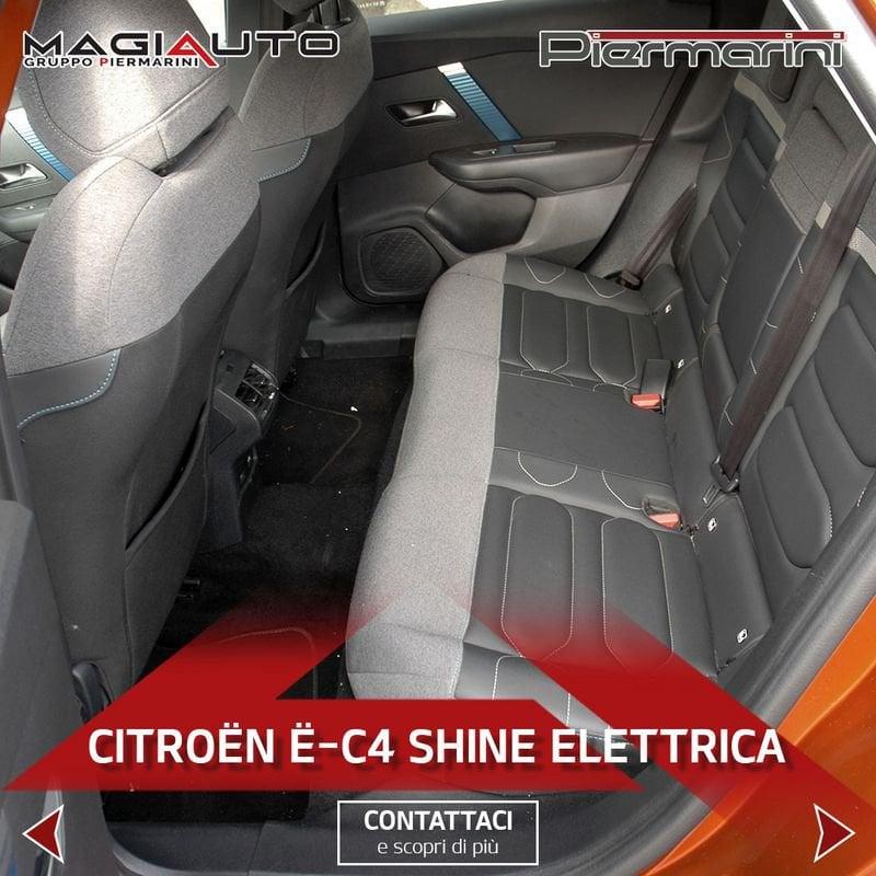 Citroën e-C4 motore elettrico 136 CV Shine