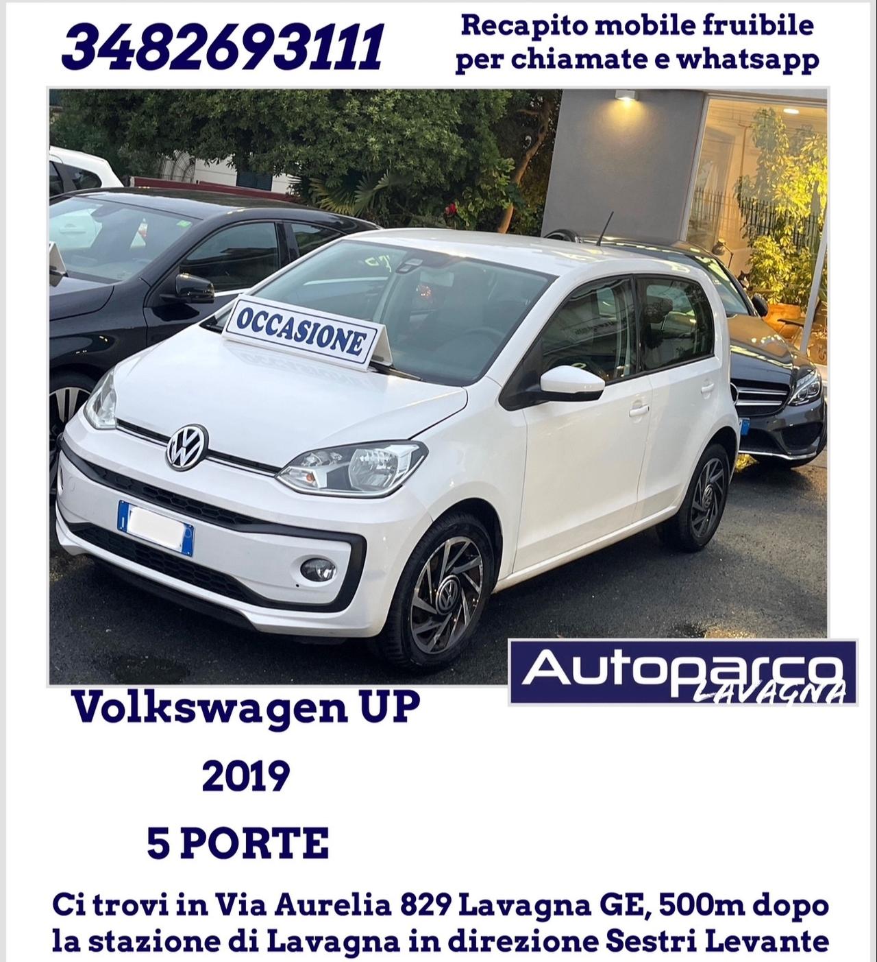 VW Up! Solo se lo vuoi tu a 89€al mese 3482693111