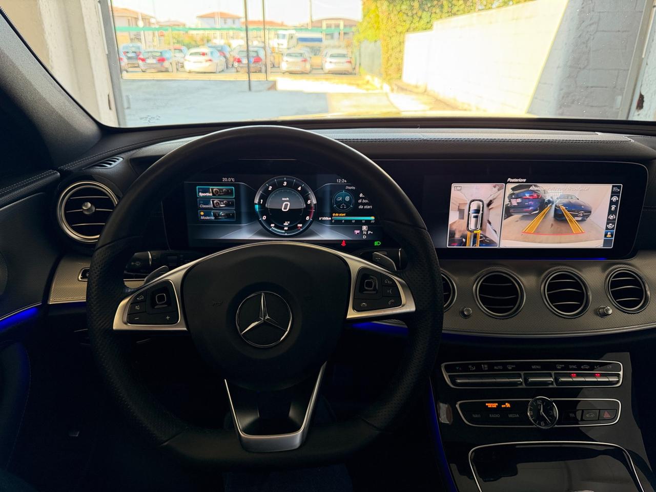 Mercedes E 220d AMG Line Tetto+Pelle+Led +Burmester Top Full