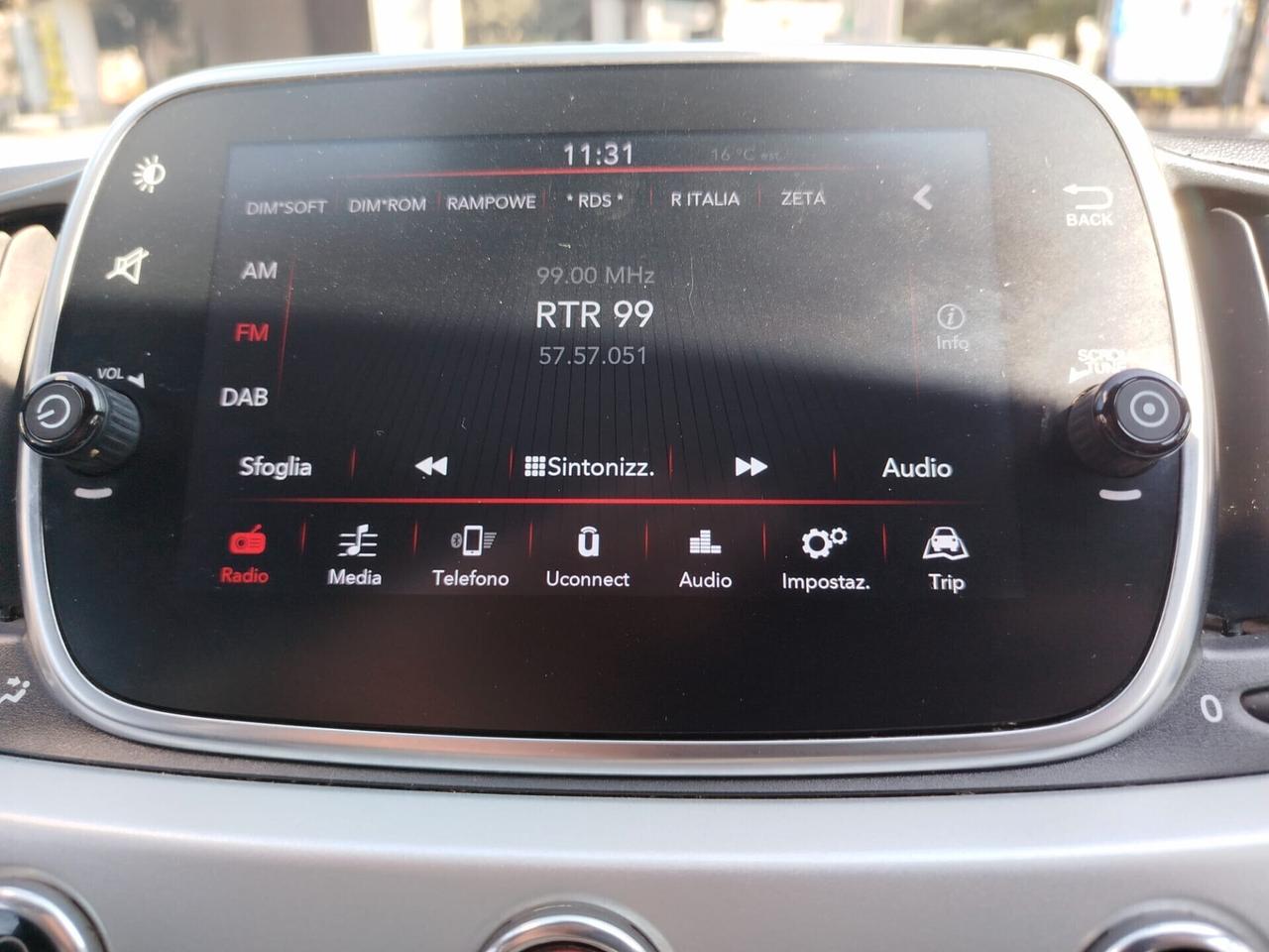 FIAT 500 1.0 HIBRID CONNECT *PREZZO VERO* UNIPRO' PELLE CERCHI