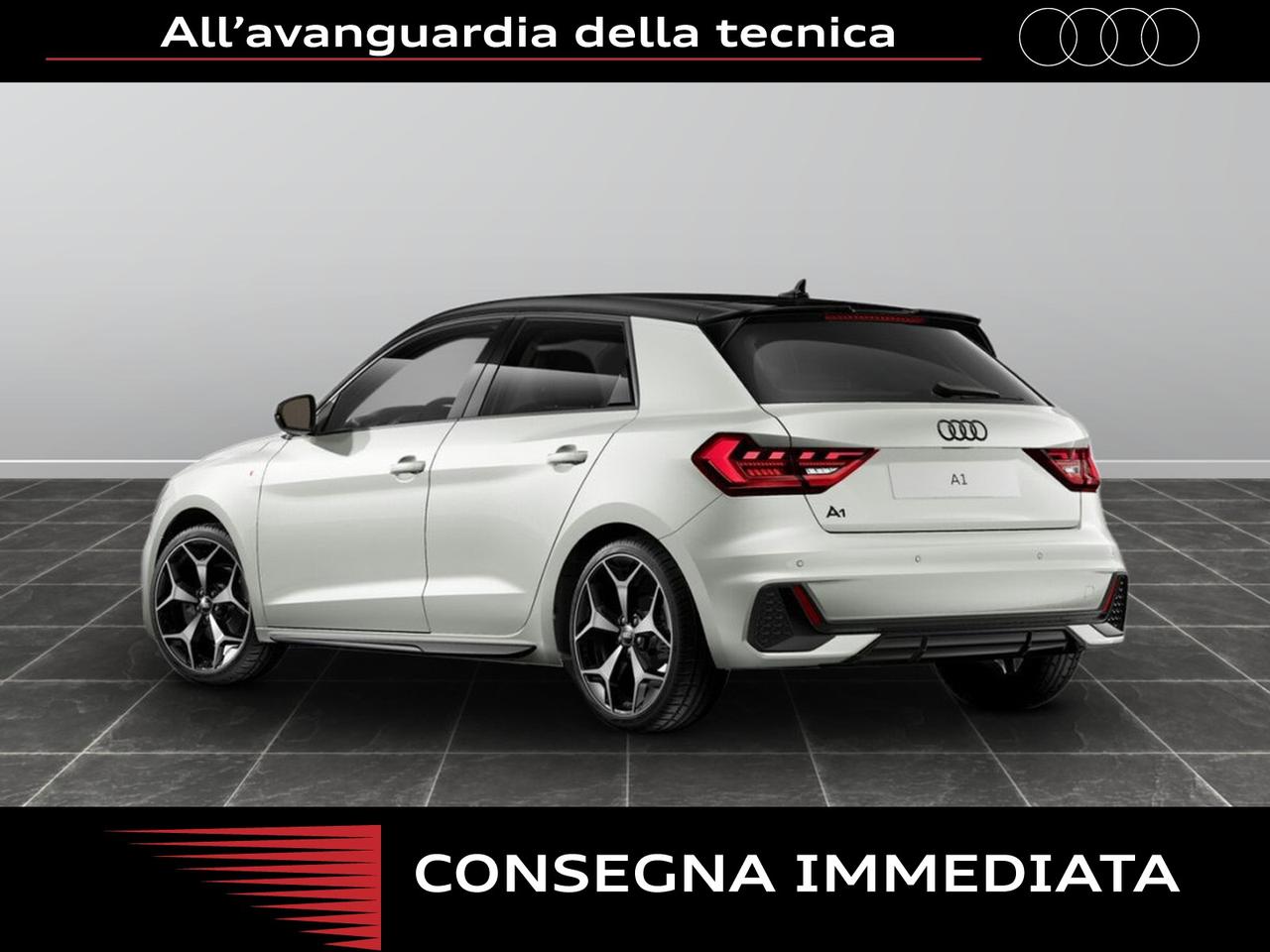 Audi A1 sportback 30 1.0 tfsi 116cv identity black s tronic