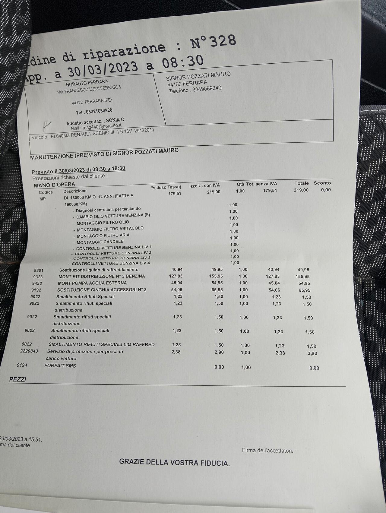 Renault Scenic X-Mod 1.6 cc benzina pari al nuovo unico proprietario full optional